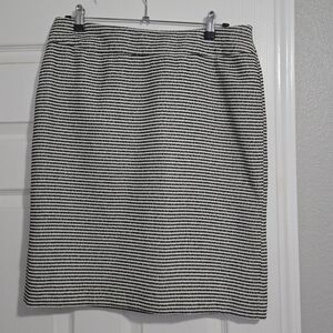 Subtle sparkle striped pencil skirt, Nine West sz 12